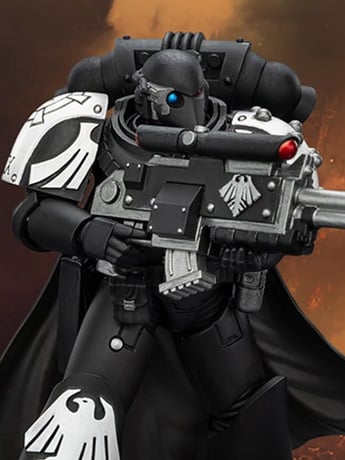 Warhammer: The Horus Heresy Raven Guard Mor Deythan with Nemesis Bolt Rifle 1/18 Scale Action Figure Gallery Image 2