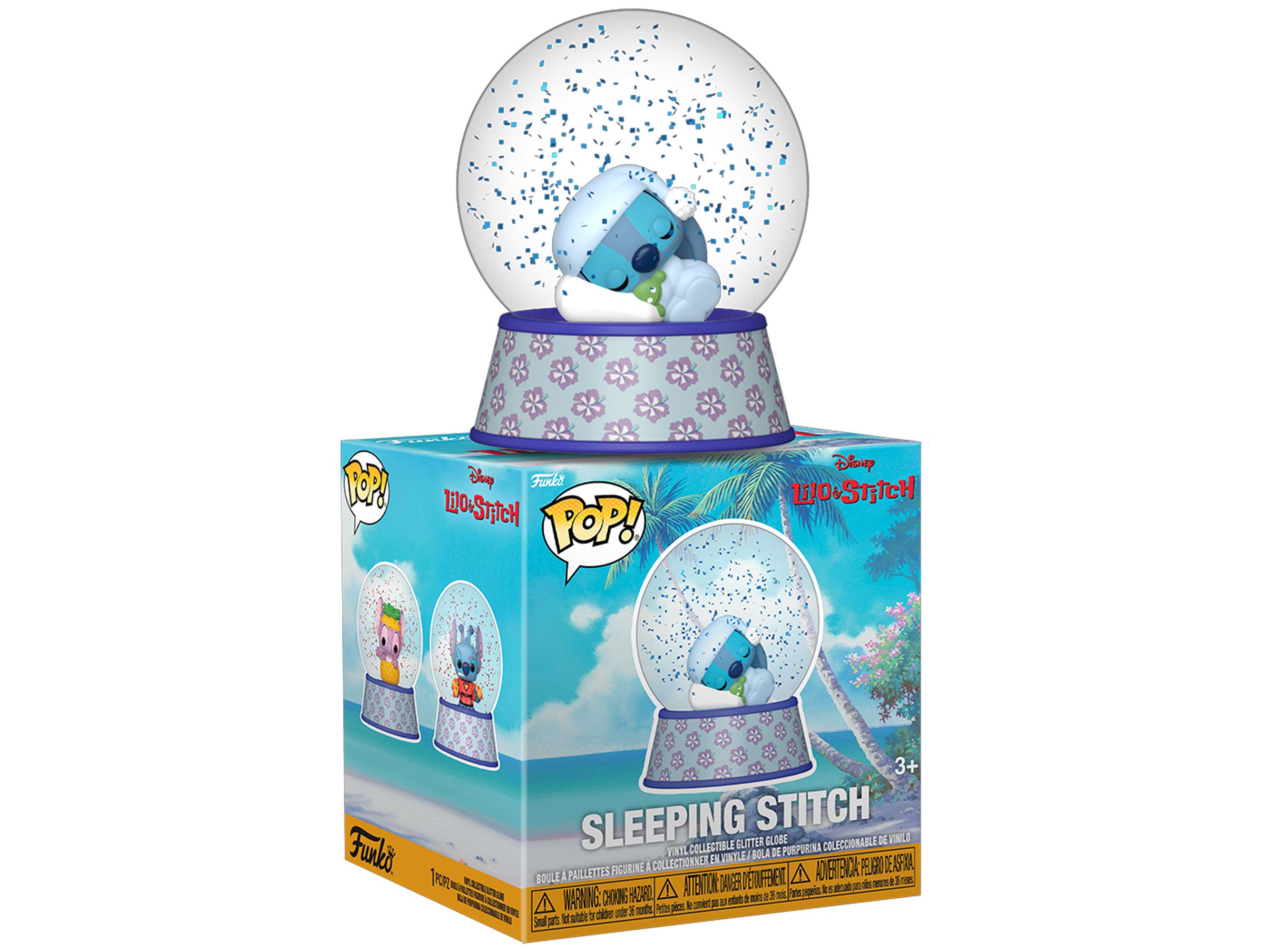 Lilo & Stitch Pop! Sleeping Stitch Mini Glitter Globe Gallery Image 3