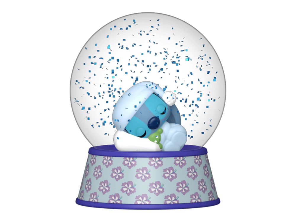 Lilo & Stitch Pop! Sleeping Stitch Mini Glitter Globe Gallery Image 1