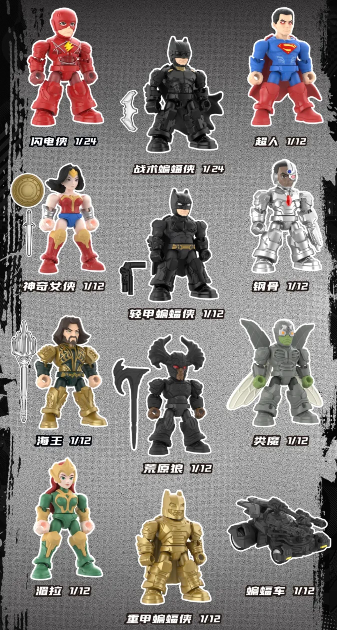 DC Comics Defender Vol. 2 Justice League Box of 12 Random Model Kits Gallery Image 18