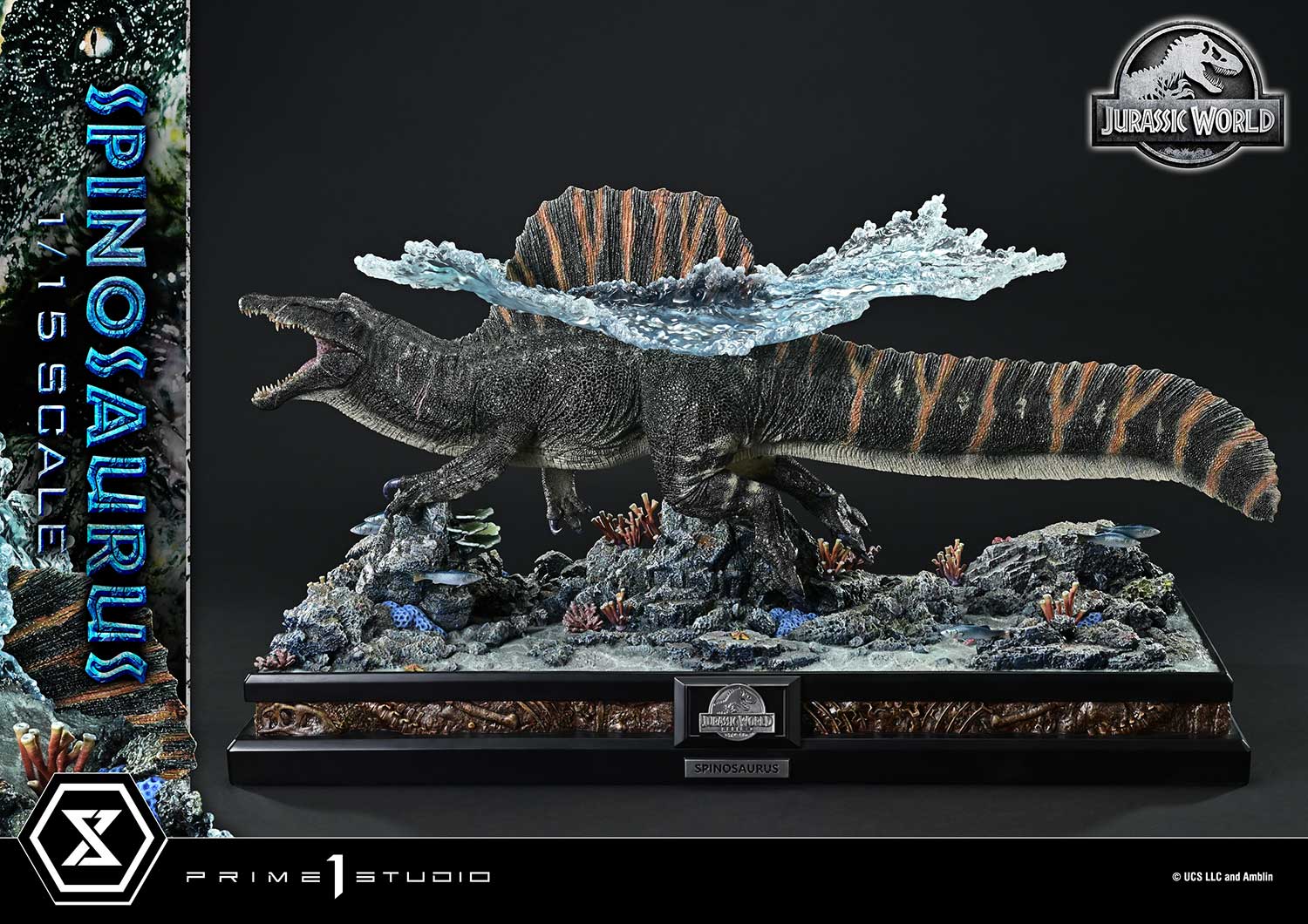 Jurassic World Rebirth Legacy Museum Collection Spinosaurus 1/15 Scale Statue Gallery Image 19