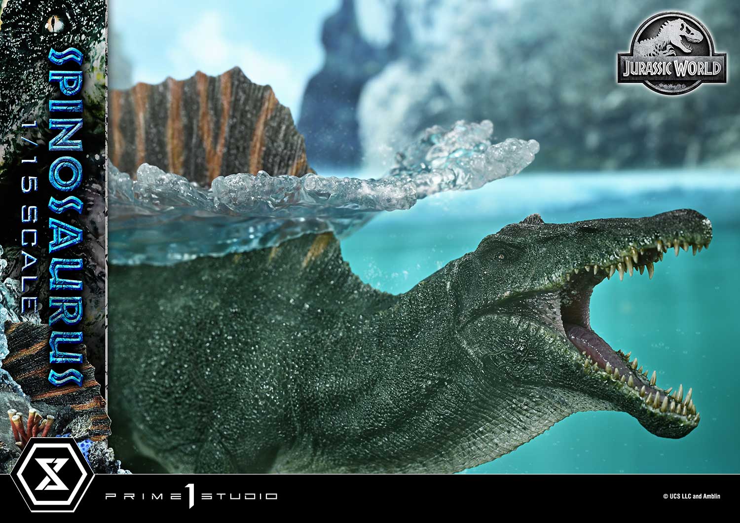 Jurassic World Rebirth Legacy Museum Collection Spinosaurus 1/15 Scale Statue Gallery Image 8