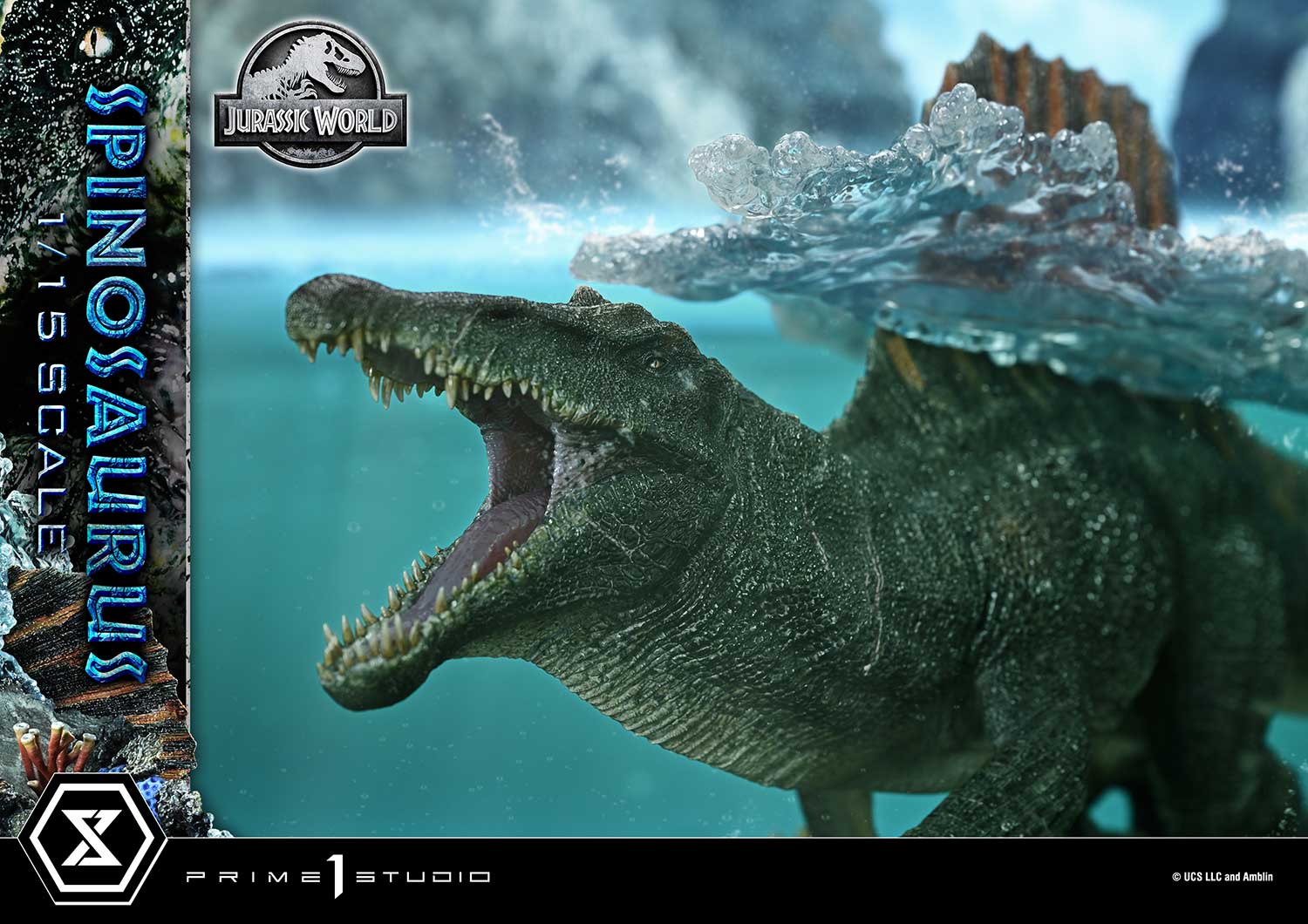 Jurassic World Rebirth Legacy Museum Collection Spinosaurus 1/15 Scale Statue Gallery Image 9