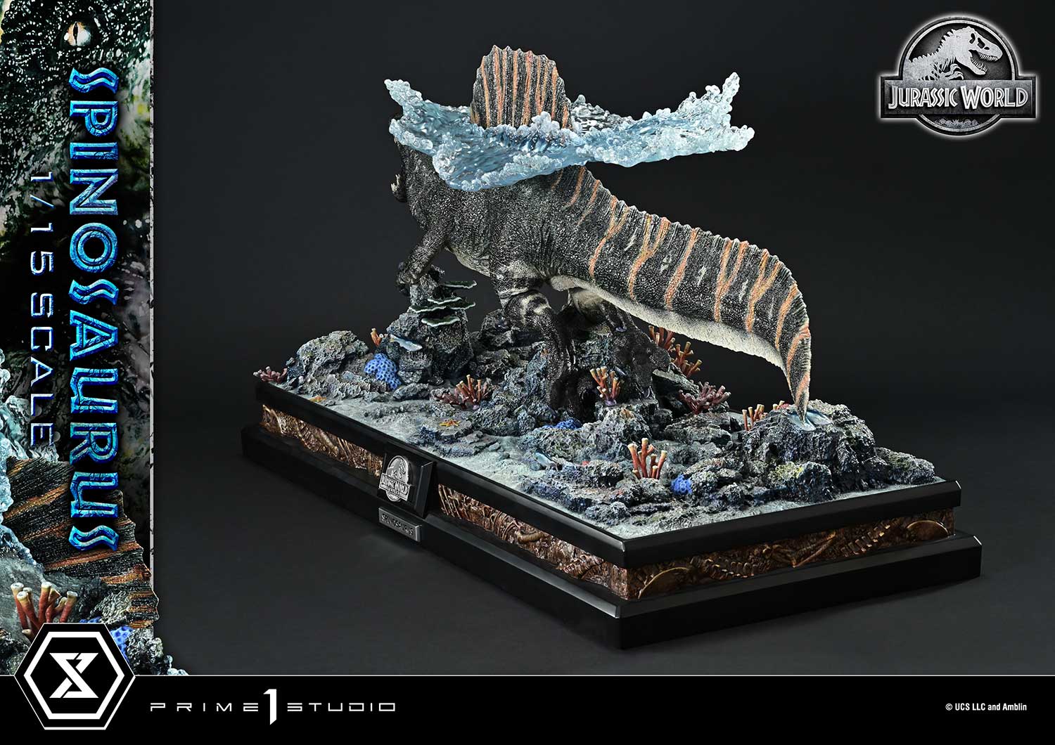 Jurassic World Rebirth Legacy Museum Collection Spinosaurus 1/15 Scale Statue Gallery Image 21