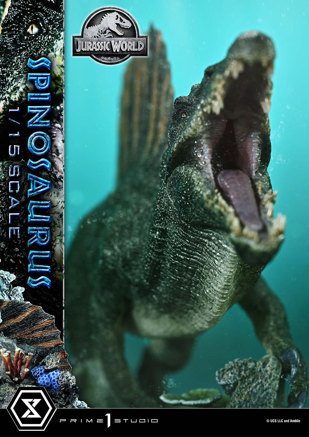Jurassic World Rebirth Legacy Museum Collection Spinosaurus 1/15 Scale Statue Gallery Image 11