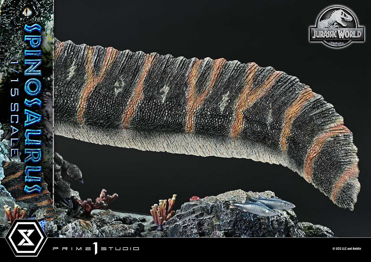 Jurassic World Rebirth Legacy Museum Collection Spinosaurus (Bonus Ver.) 1/15 Scale Limited Edition Statue Gallery Image 42