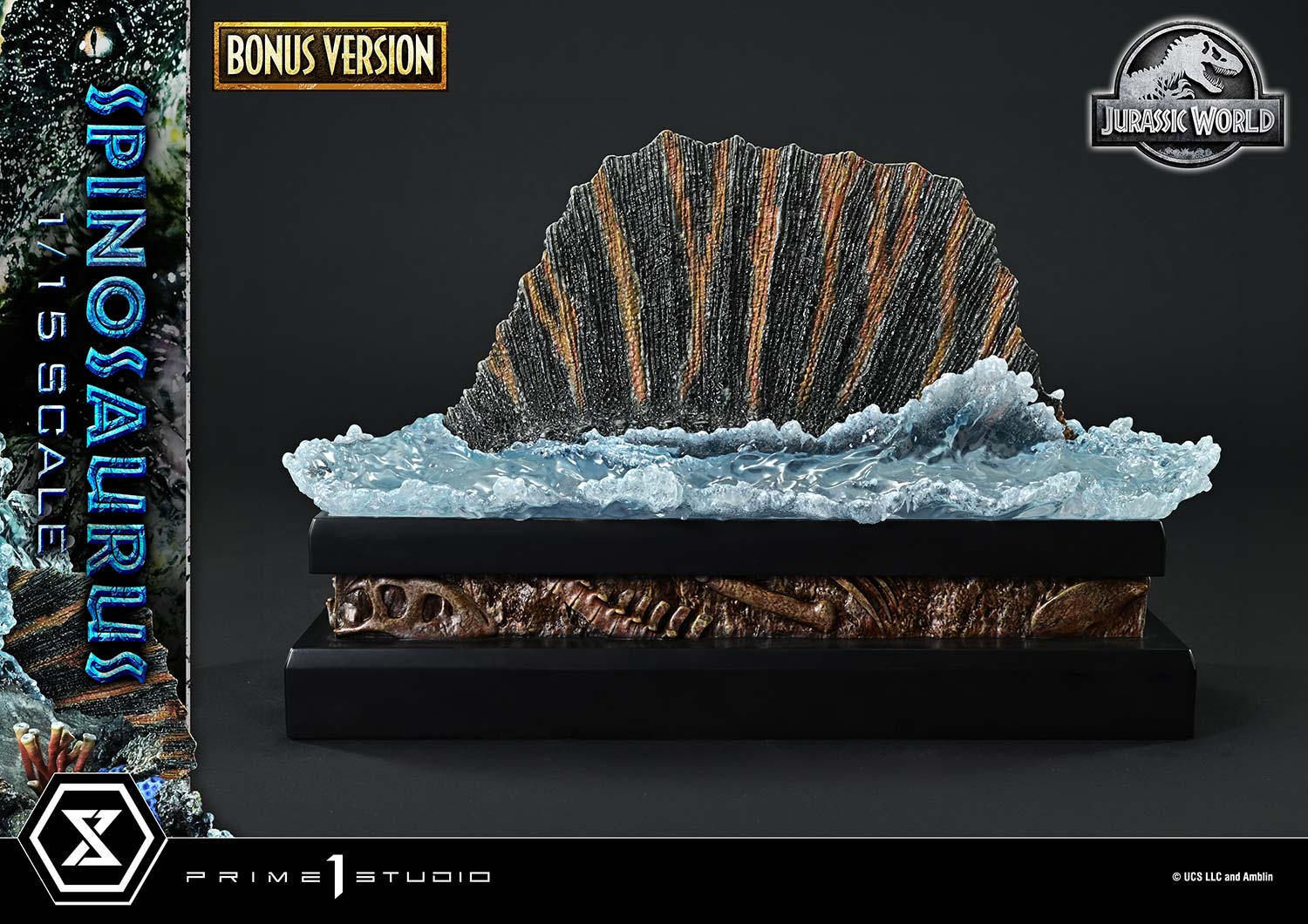 Jurassic World Rebirth Legacy Museum Collection Spinosaurus (Bonus Ver.) 1/15 Scale Limited Edition Statue Gallery Image 28