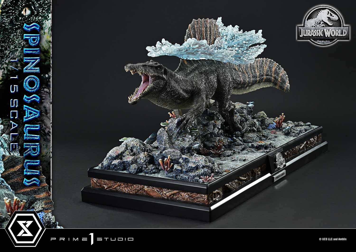 Jurassic World Rebirth Legacy Museum Collection Spinosaurus (Bonus Ver.) 1/15 Scale Limited Edition Statue Gallery Image 25
