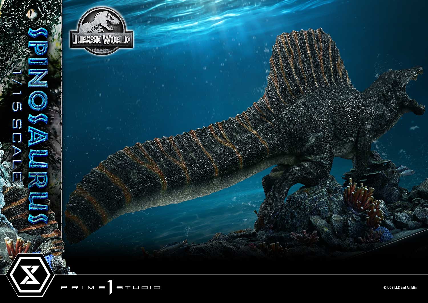 Jurassic World Rebirth Legacy Museum Collection Spinosaurus (Bonus Ver.) 1/15 Scale Limited Edition Statue Gallery Image 20