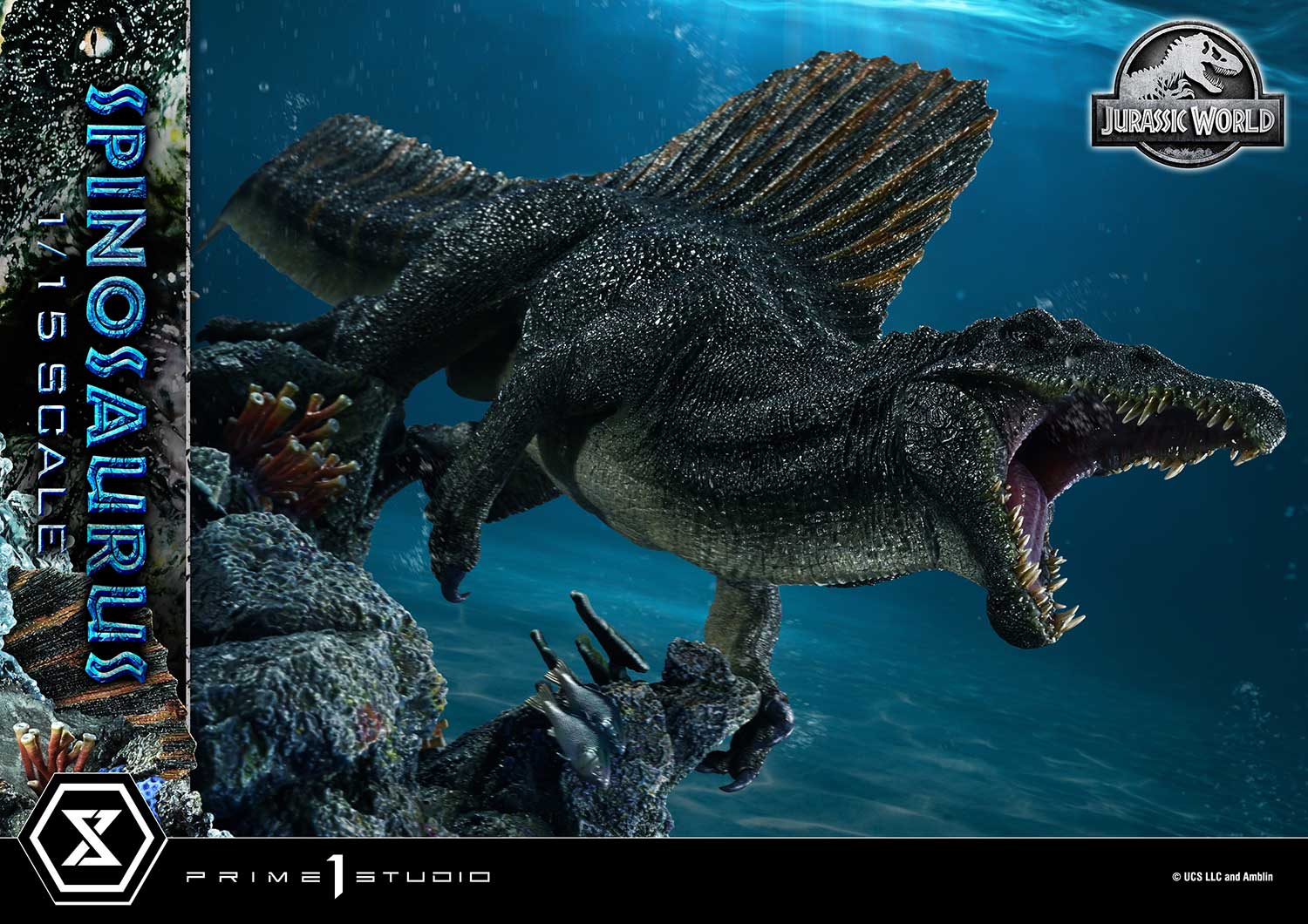Jurassic World Rebirth Legacy Museum Collection Spinosaurus (Bonus Ver.) 1/15 Scale Limited Edition Statue Gallery Image 18