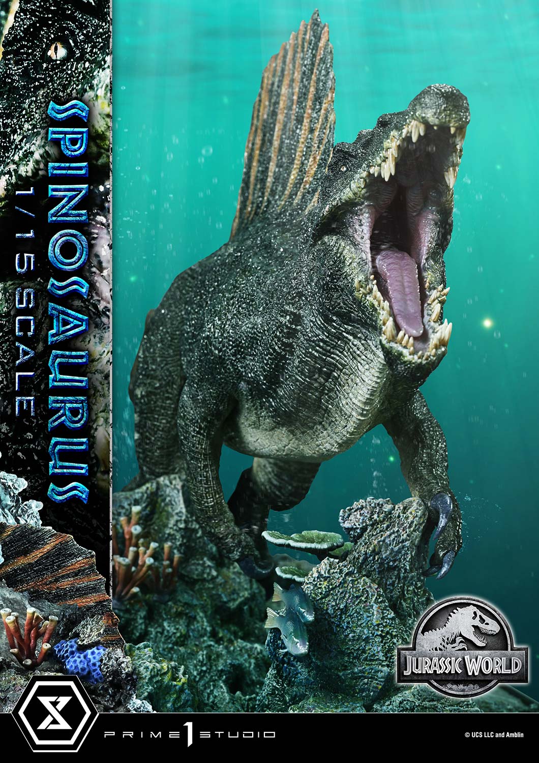 Jurassic World Rebirth Legacy Museum Collection Spinosaurus (Bonus Ver.) 1/15 Scale Limited Edition Statue Gallery Image 16