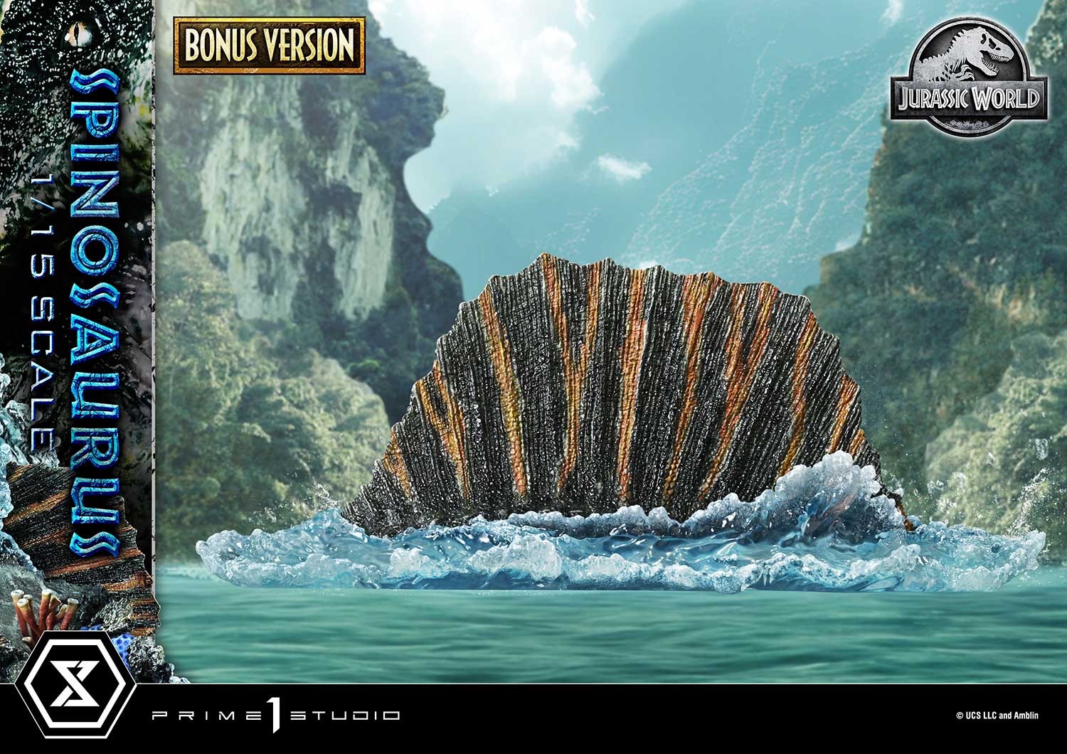 Jurassic World Rebirth Legacy Museum Collection Spinosaurus (Bonus Ver.) 1/15 Scale Limited Edition Statue Gallery Image 10