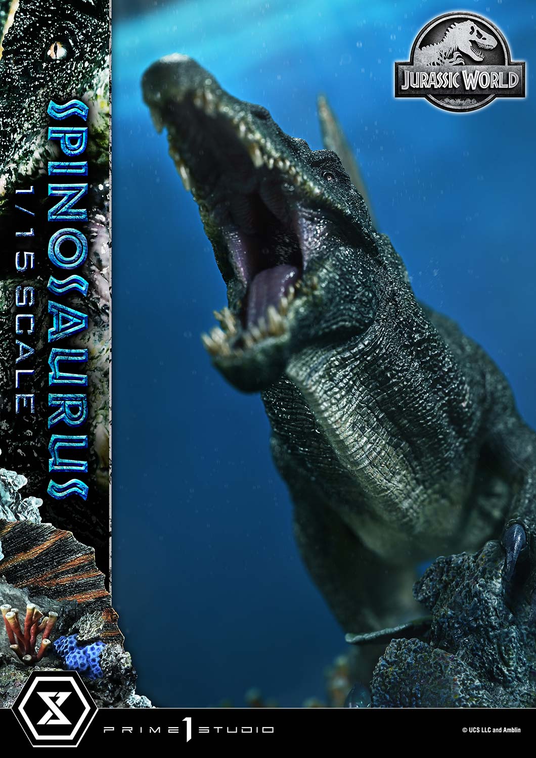 Jurassic World Rebirth Legacy Museum Collection Spinosaurus (Bonus Ver.) 1/15 Scale Limited Edition Statue Gallery Image 17