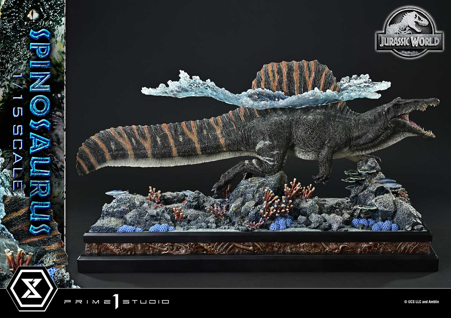 Jurassic World Rebirth Legacy Museum Collection Spinosaurus (Bonus Ver.) 1/15 Scale Limited Edition Statue Gallery Image 23
