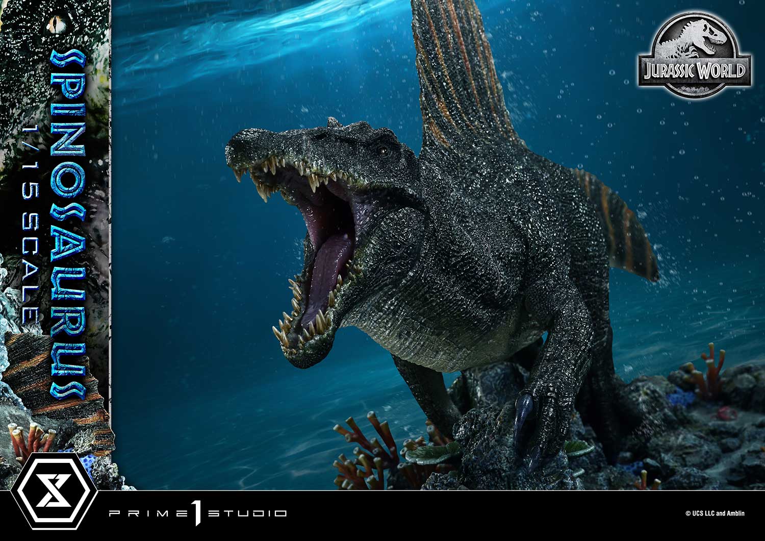 Jurassic World Rebirth Legacy Museum Collection Spinosaurus (Bonus Ver.) 1/15 Scale Limited Edition Statue Gallery Image 19