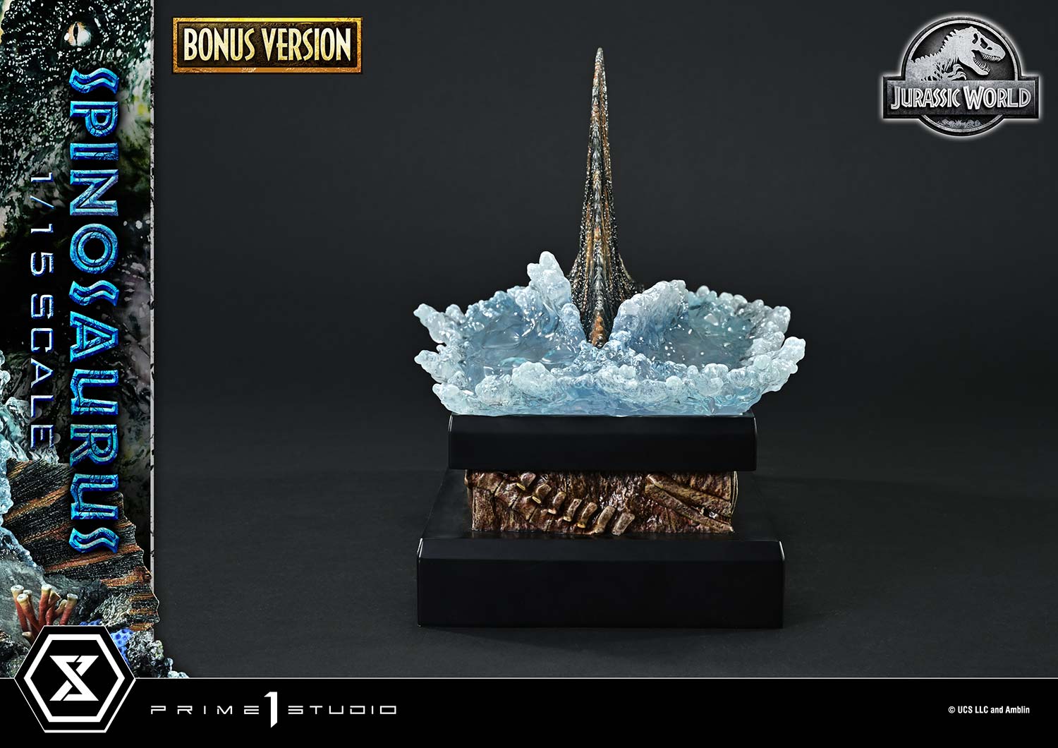Jurassic World Rebirth Legacy Museum Collection Spinosaurus (Bonus Ver.) 1/15 Scale Limited Edition Statue Gallery Image 30