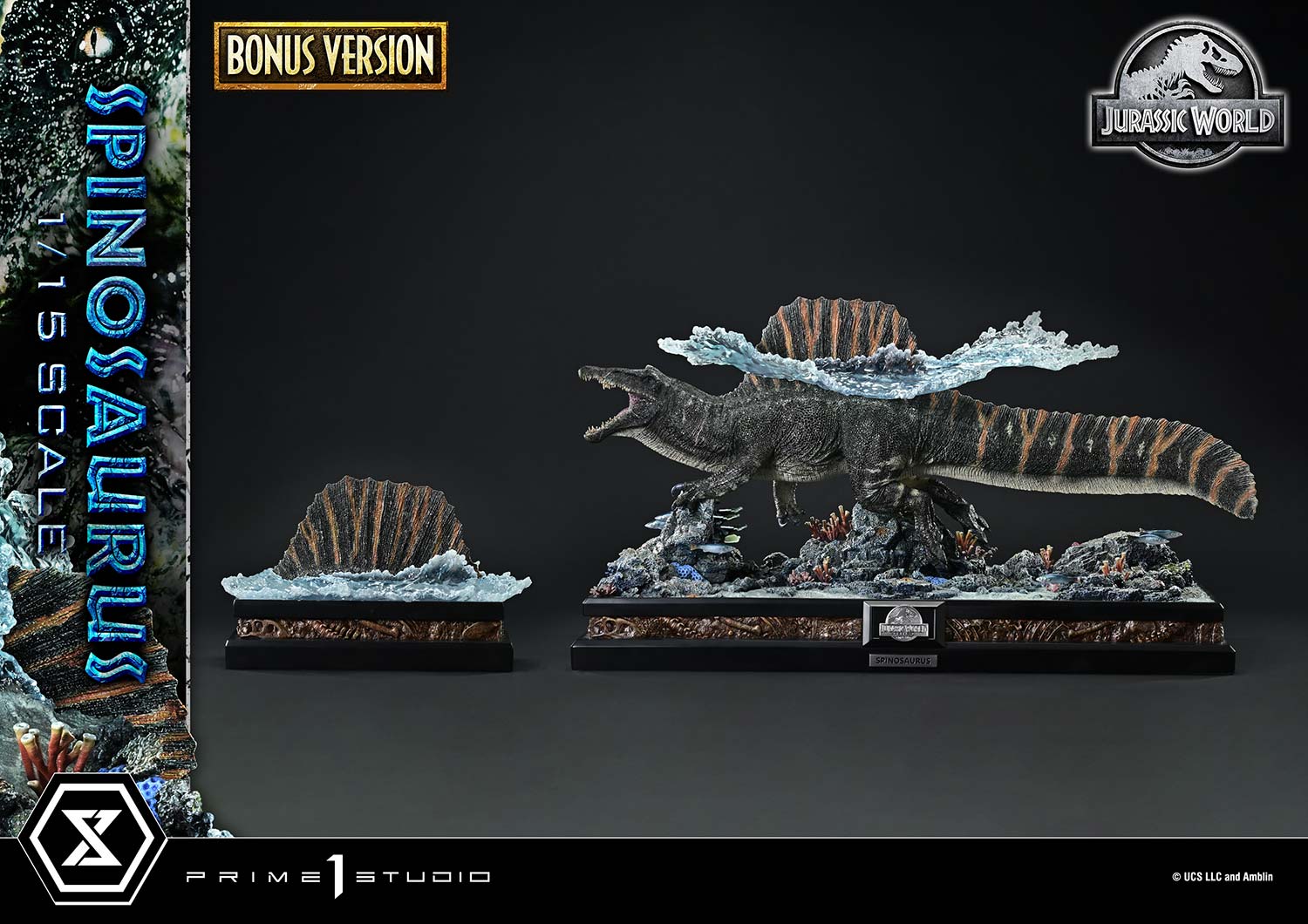 Jurassic World Rebirth Legacy Museum Collection Spinosaurus (Bonus Ver.) 1/15 Scale Limited Edition Statue Gallery Image 24