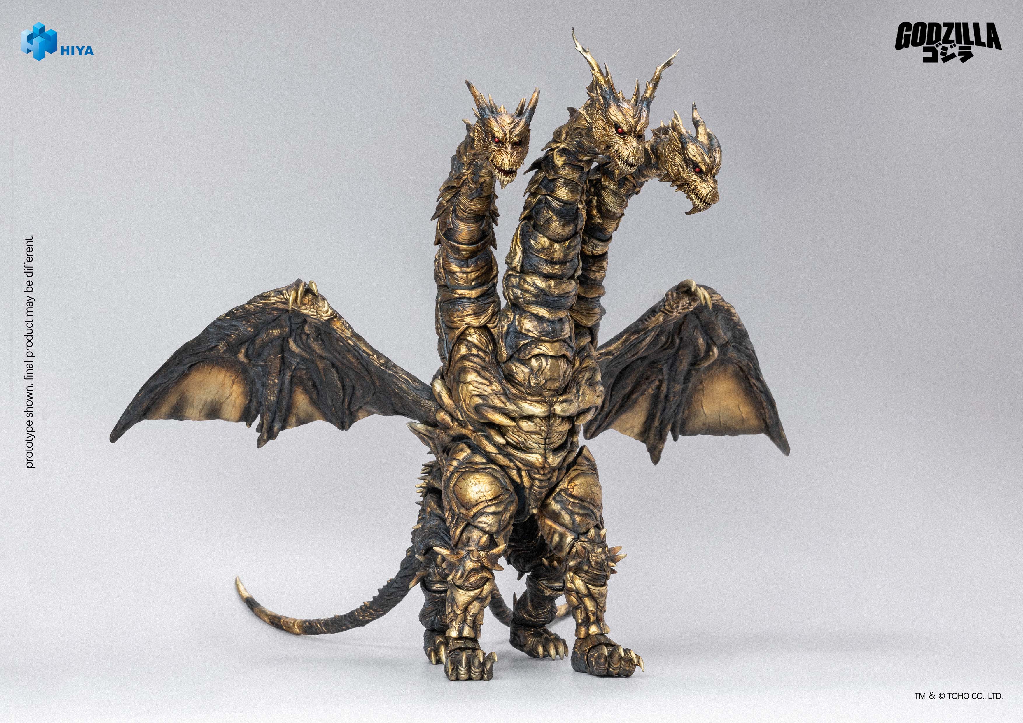ヤス GODZILLA トップユニット Godzilla: Final Wars (2004) Keizer Ghidorah Action Figure