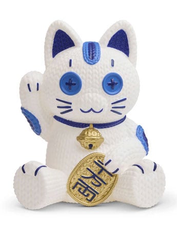 Beckoning Cat Handmade by Robots #498 Happiness Figure