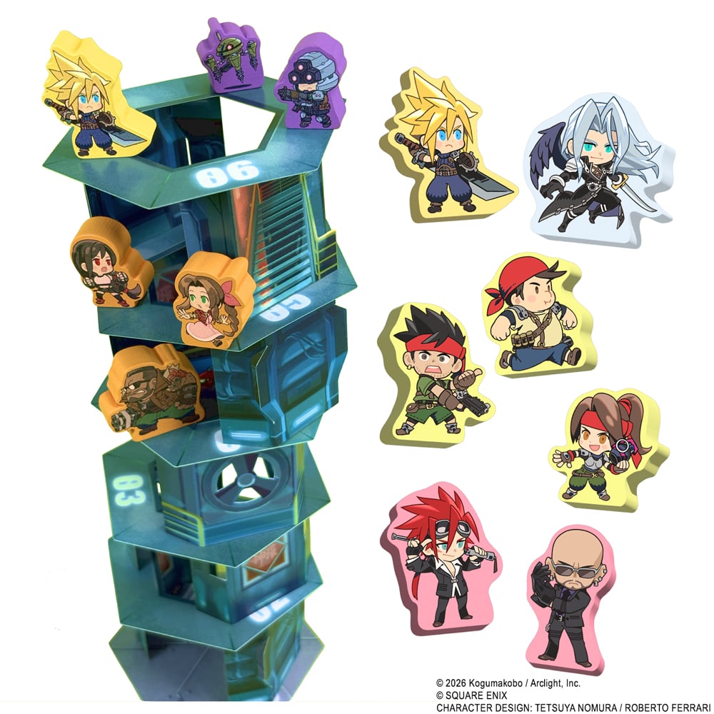 Final Fantasy VII Ascend the Shinra Tower Board Game