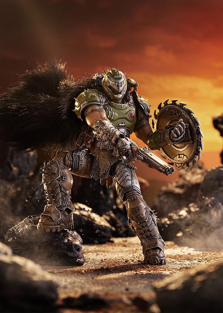 Doom: The Dark Ages figma No.683DX Doom Slayer (DX Edition) Action Figure Gallery Image 3