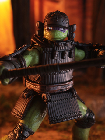 Teenage Mutant Ninja Turtles: Turtles in Time Page Punchers Donatello 5" Action Figure with Comic Gallery Image 2