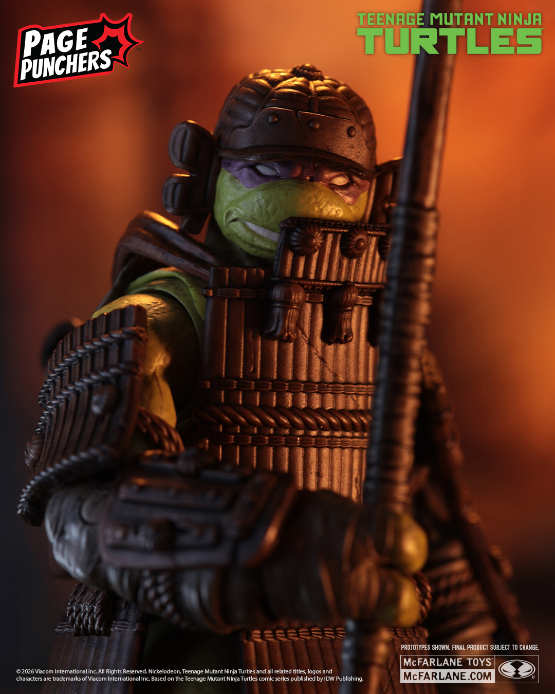 Teenage Mutant Ninja Turtles: Turtles in Time Page Punchers Donatello 5" Action Figure with Comic Gallery Image 4
