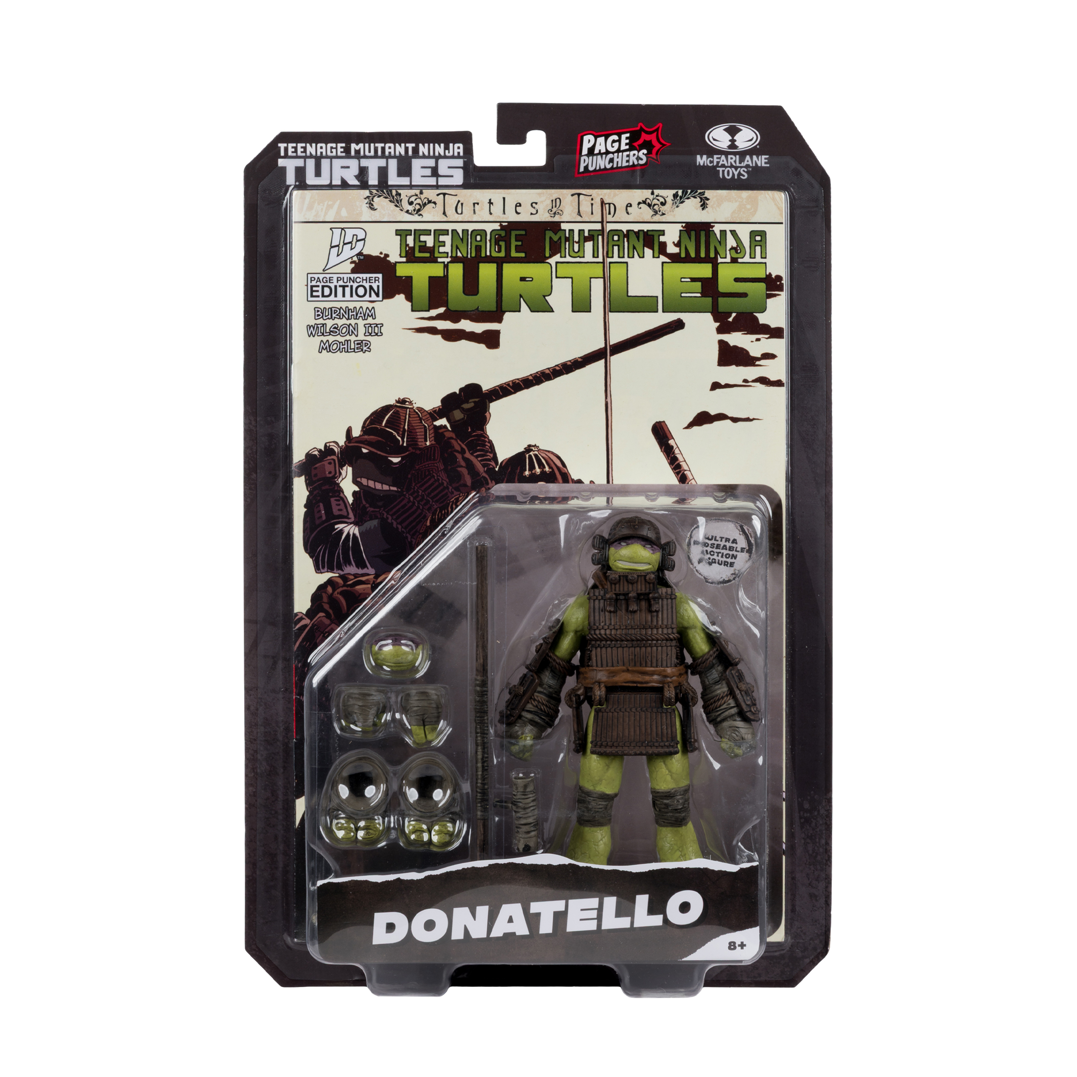 Teenage Mutant Ninja Turtles: Turtles in Time Page Punchers Donatello 5" Action Figure with Comic Gallery Image 11