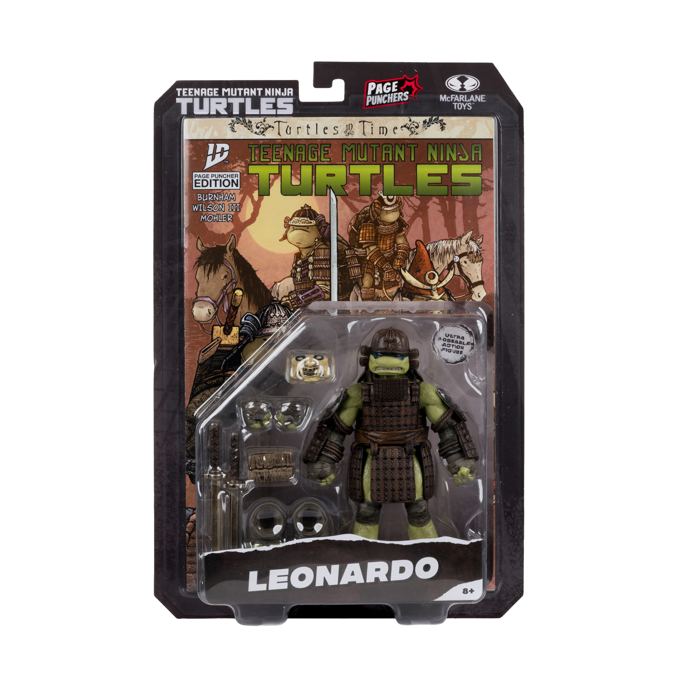 Teenage Mutant Ninja Turtles: Turtles in Time Page Punchers Leonardo 5" Action Figure with Comic Gallery Image 11