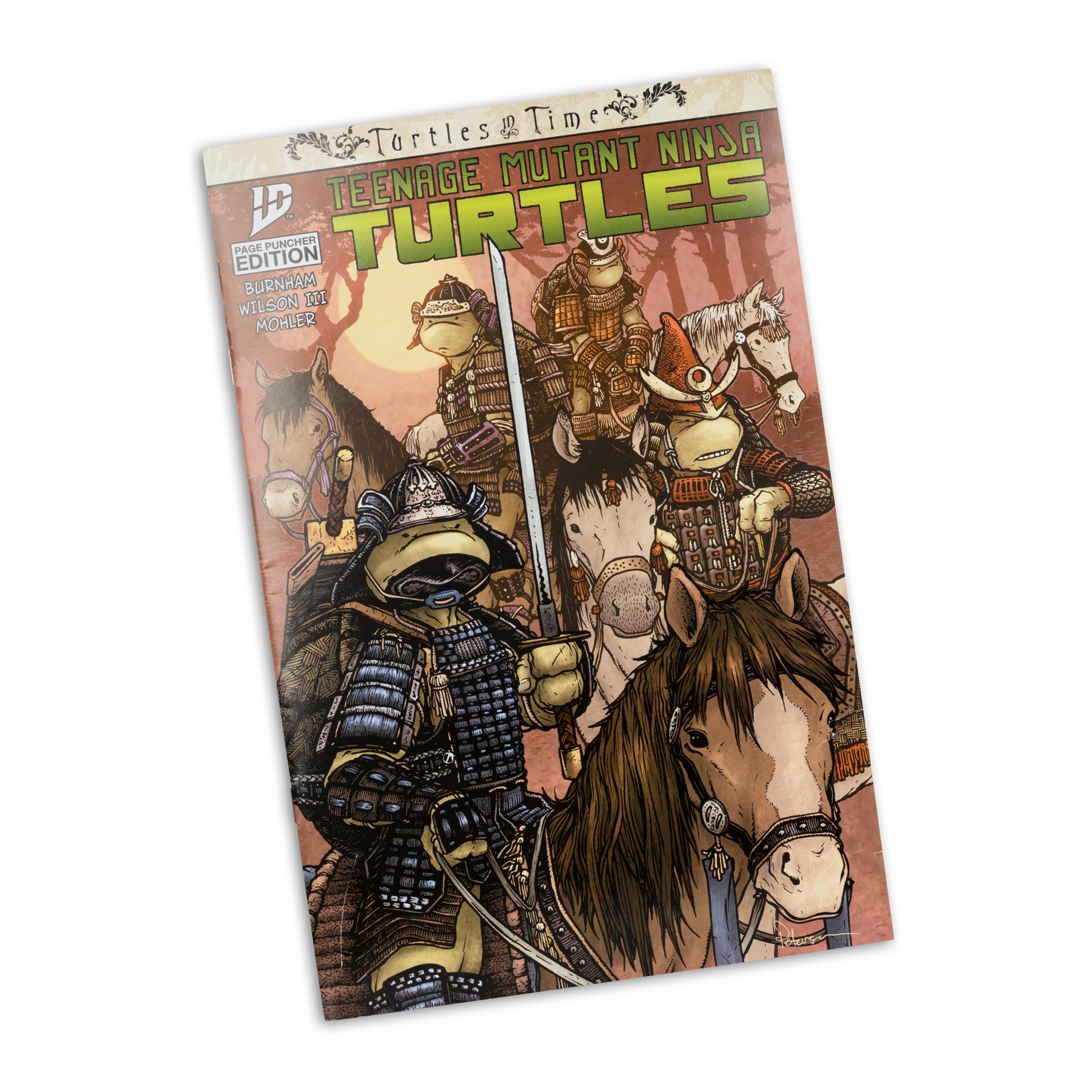 Teenage Mutant Ninja Turtles: Turtles in Time Page Punchers Leonardo 5" Action Figure with Comic Gallery Image 8