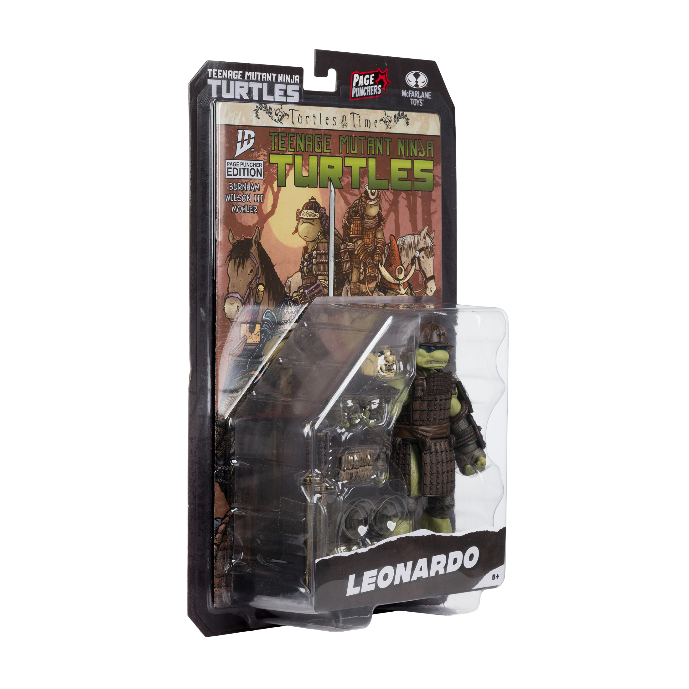 Teenage Mutant Ninja Turtles: Turtles in Time Page Punchers Leonardo 5" Action Figure with Comic Gallery Image 12