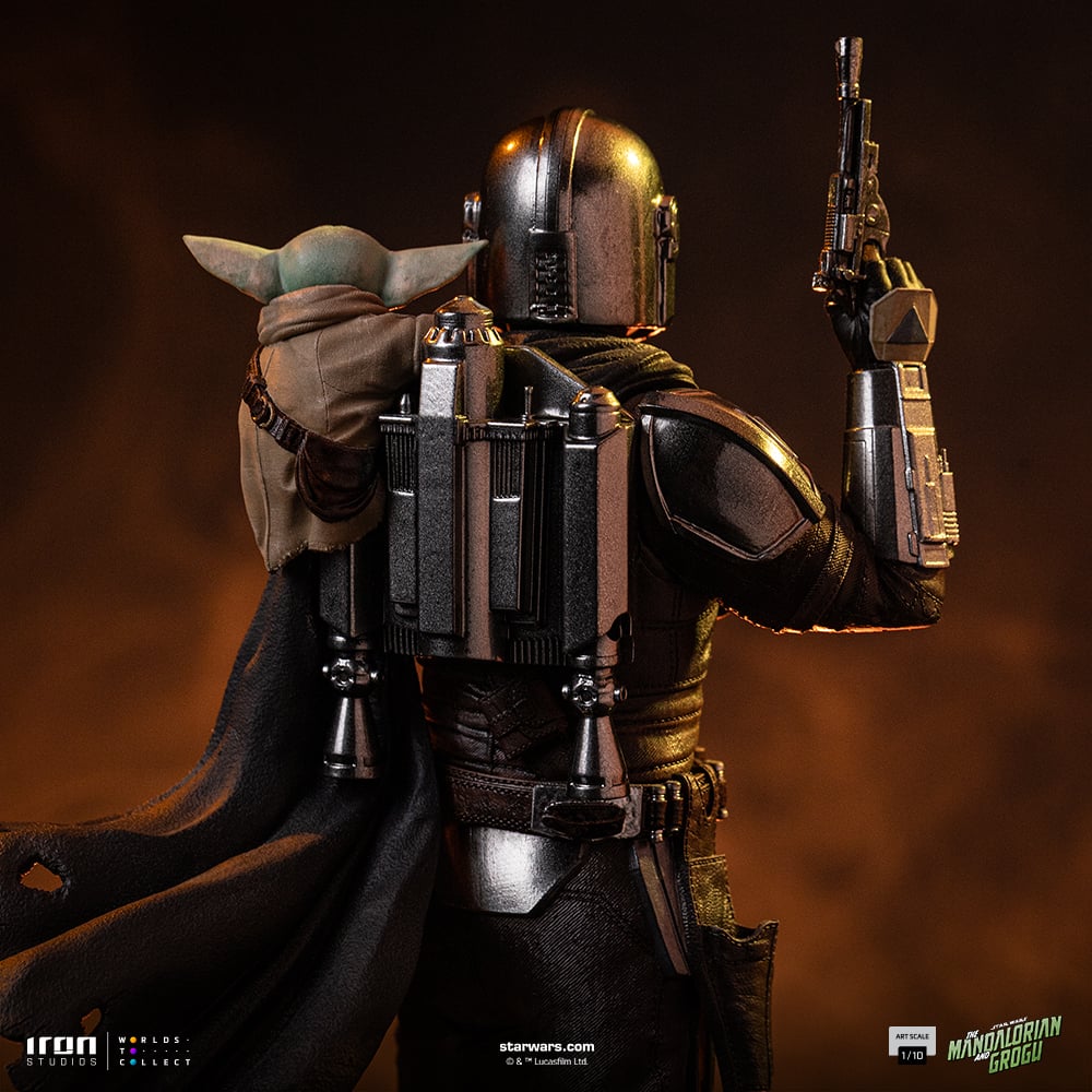 Star Wars: The Mandalorian & Grogu The Mandalorian & Grogu 1/10 Art Scale Statue Gallery Image 11