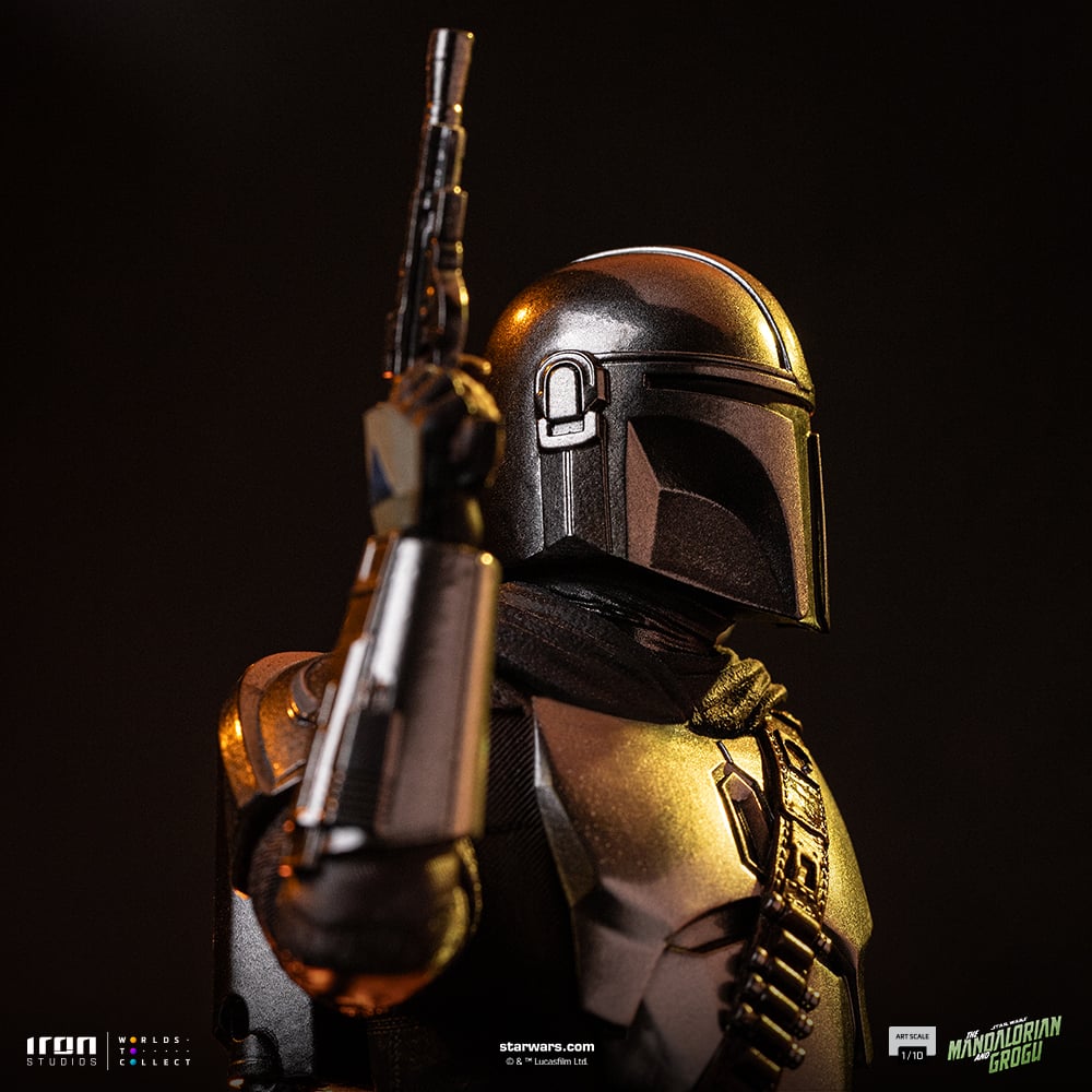 Star Wars: The Mandalorian & Grogu The Mandalorian & Grogu 1/10 Art Scale Statue Gallery Image 12