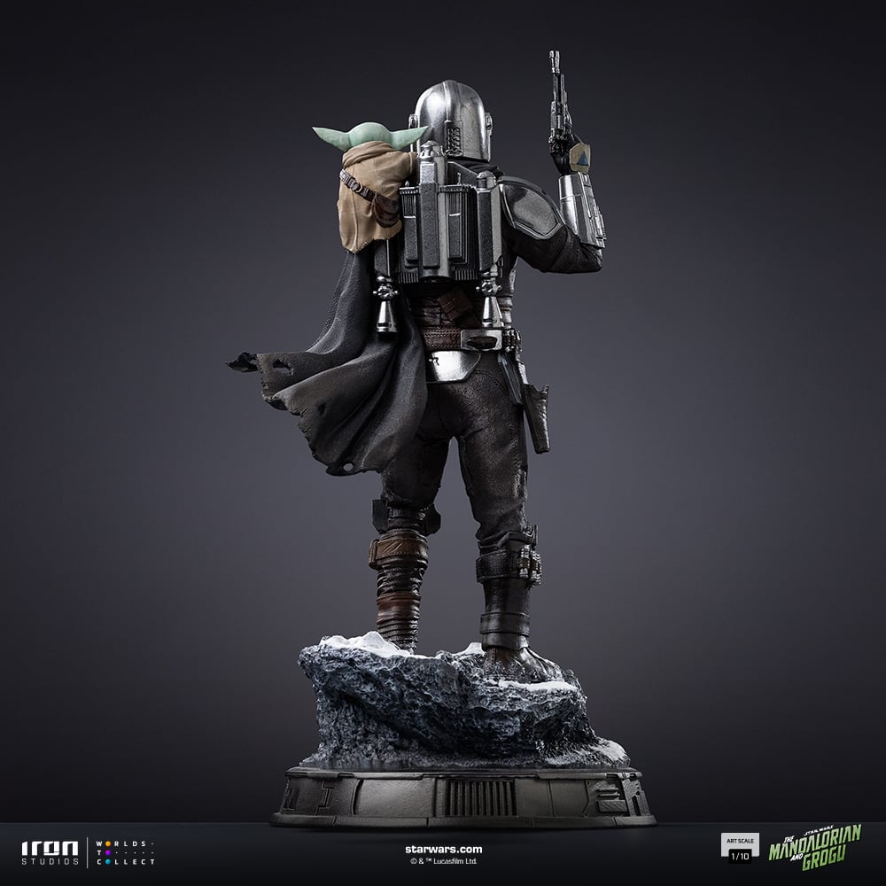 Star Wars: The Mandalorian & Grogu The Mandalorian & Grogu 1/10 Art Scale Statue Gallery Image 8