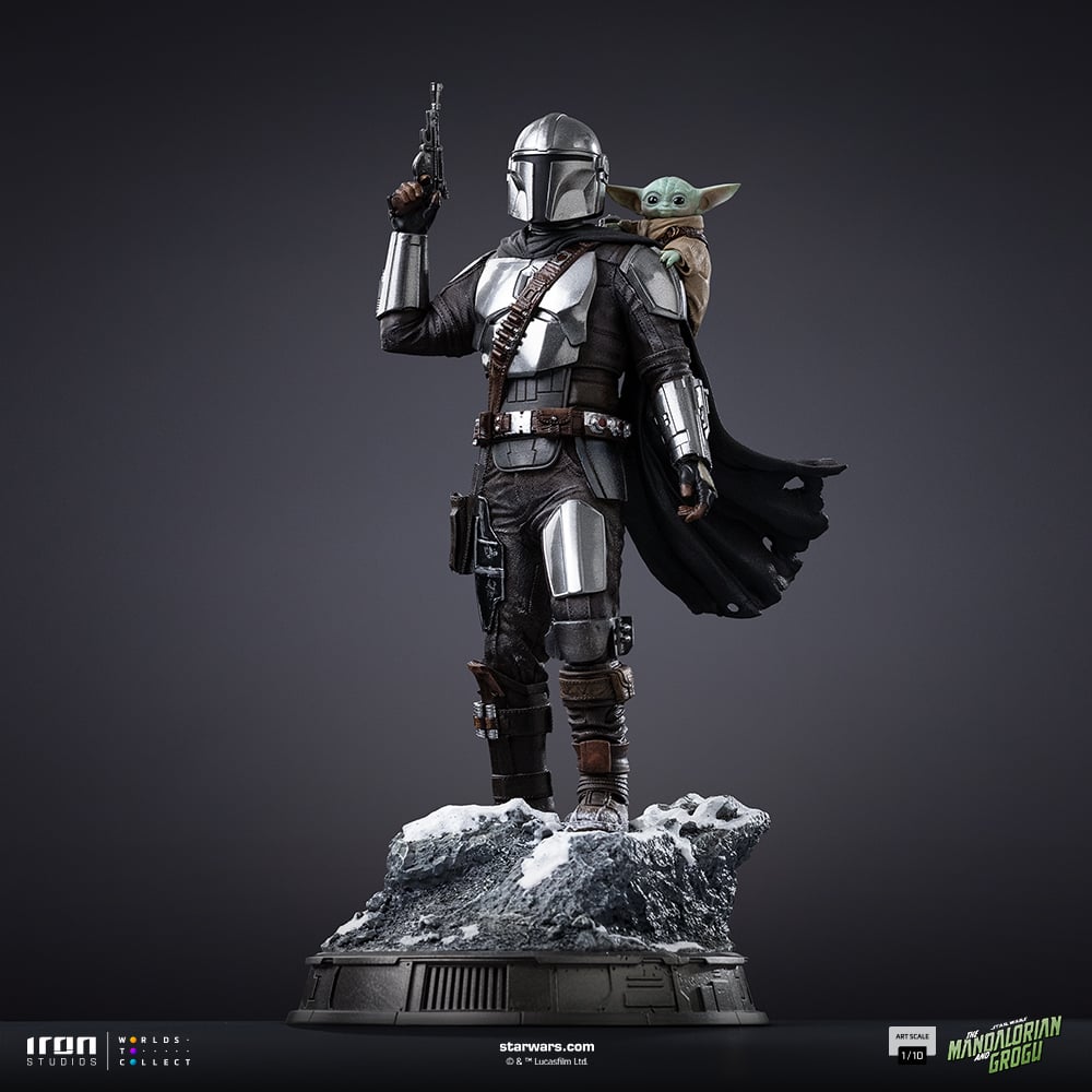 Star Wars: The Mandalorian & Grogu The Mandalorian & Grogu 1/10 Art Scale Statue Gallery Image 4
