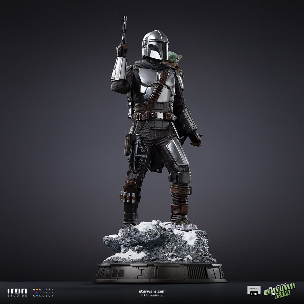 Star Wars: The Mandalorian & Grogu The Mandalorian & Grogu 1/10 Art Scale Statue Gallery Image 9