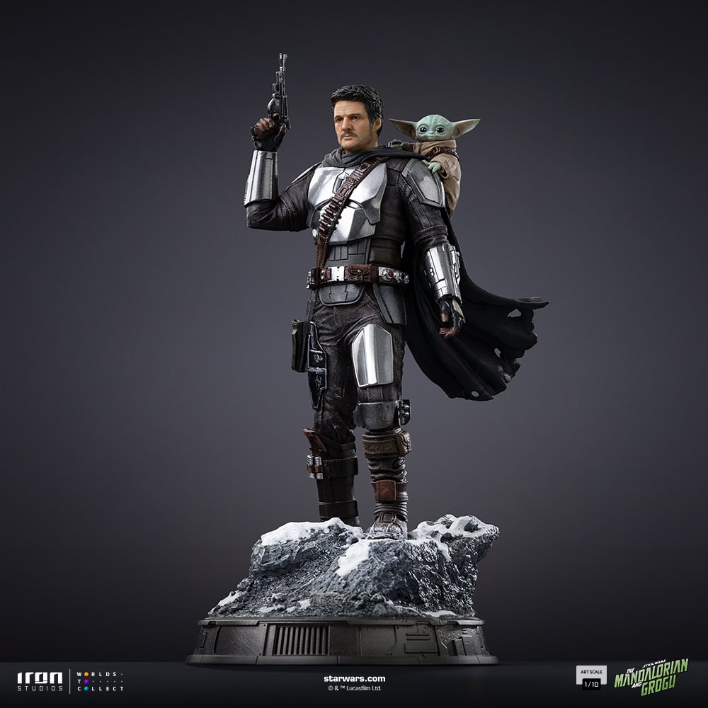 Star Wars: The Mandalorian & Grogu The Mandalorian & Grogu 1/10 Art Scale Statue Gallery Image 6