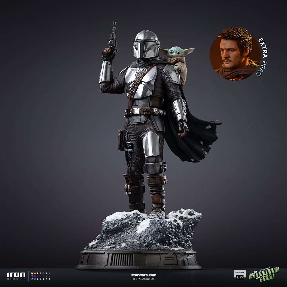 Star Wars: The Mandalorian & Grogu The Mandalorian & Grogu 1/10 Art Scale Statue Gallery Image 5