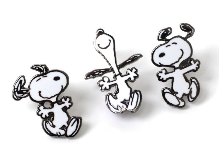Peanuts Dancing Snoopy Pin Set Gallery Image 1
