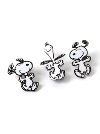 Peanuts Dancing Snoopy Pin Set Gallery Image 2