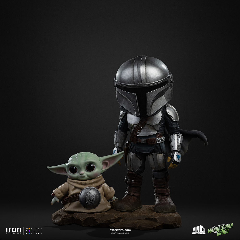 Star Wars: The Mandalorian & Grogu MiniCo The Mandalorian & Grogu Figure Gallery Image 4
