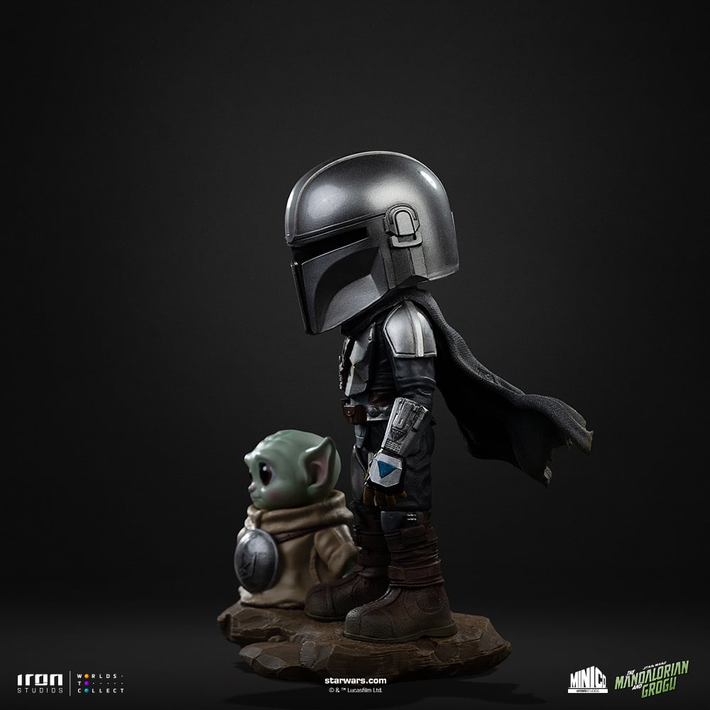 Star Wars: The Mandalorian & Grogu MiniCo The Mandalorian & Grogu Figure Gallery Image 5