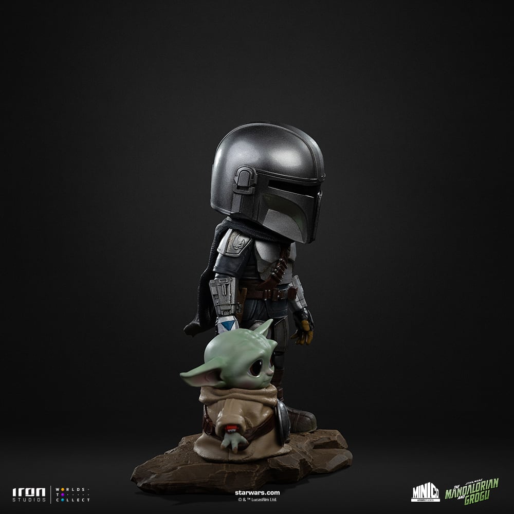 Star Wars: The Mandalorian & Grogu MiniCo The Mandalorian & Grogu Figure Gallery Image 7