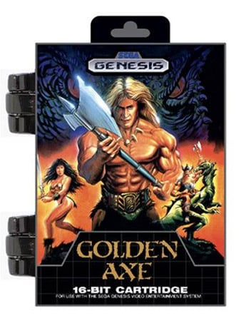 Sega Genesis Golden Axe Box Hinged Pin