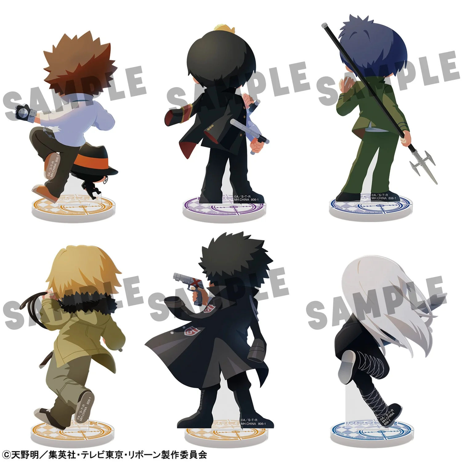 Katekyo Hitman Reborn! Irusta Box of 6 Acrylic Stands