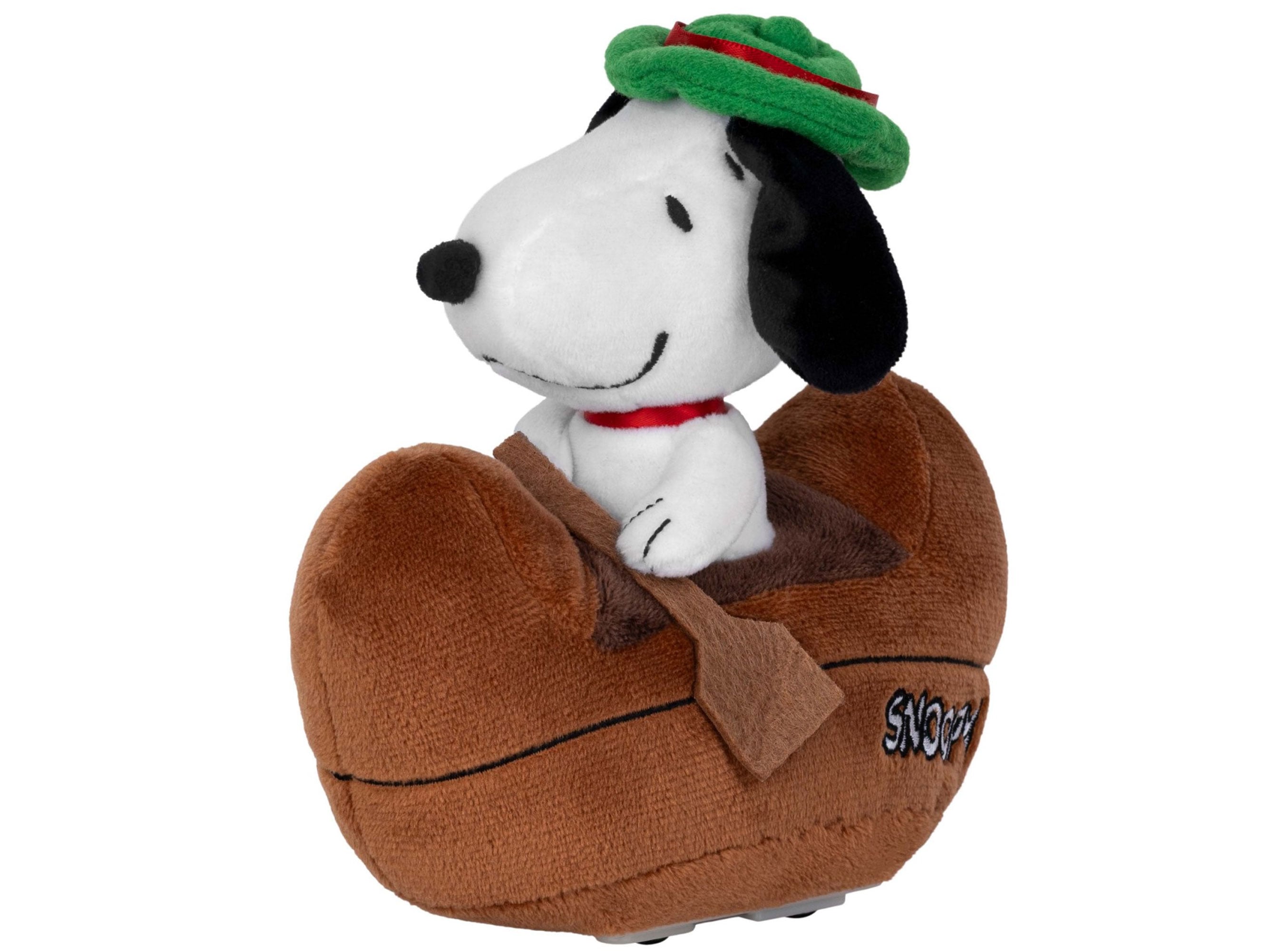 Peanuts PBC-038 Snoopy Series Plush Canoe Boxed Set of 4 Pull Back