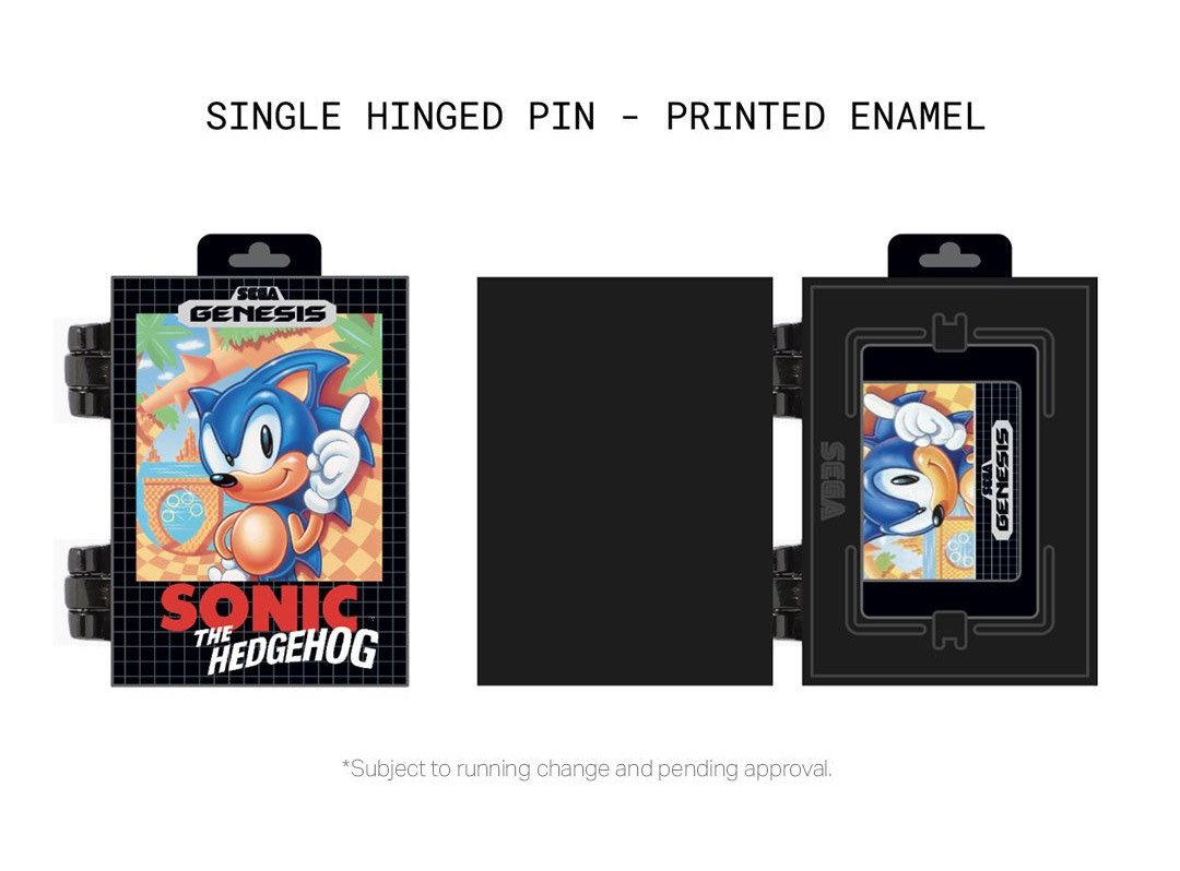 Sega Genesis Sonic the Hedgehog Box Hinged Pin