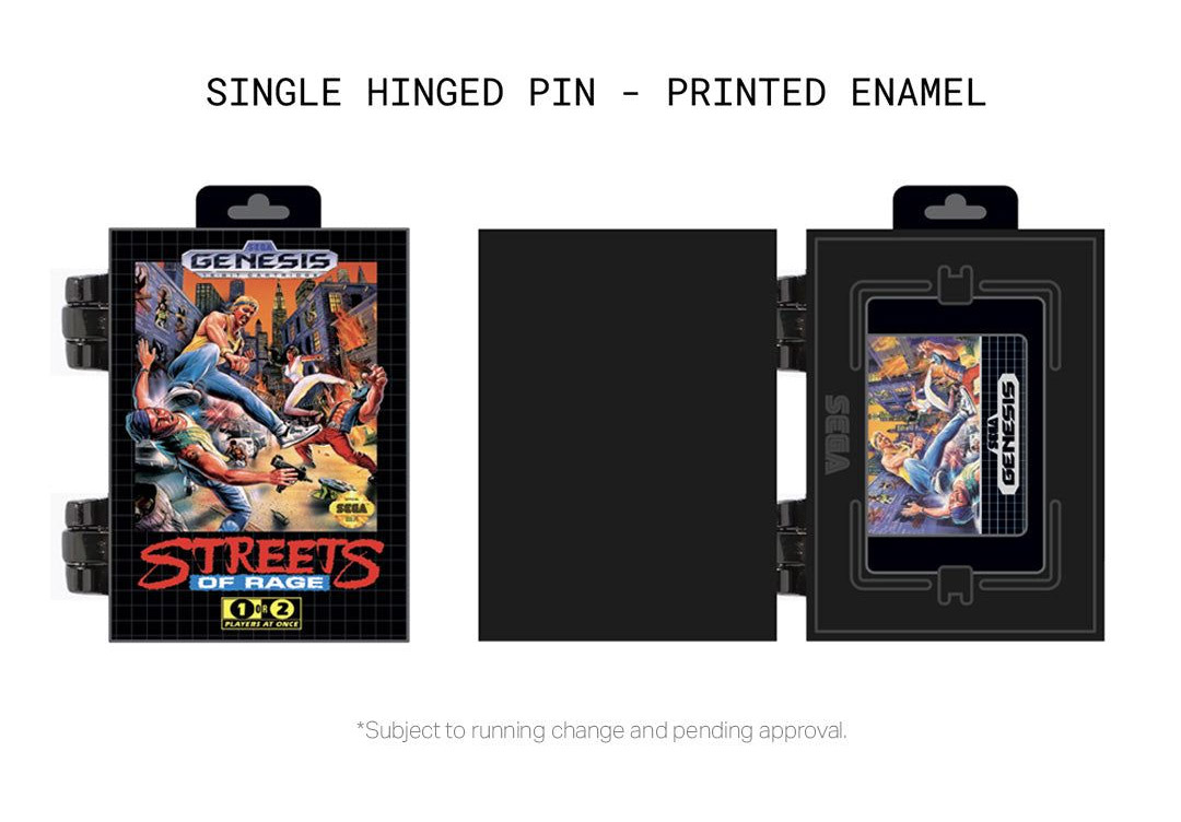 Sega Genesis Streets of Rage Box Hinged Pin Gallery Image 3