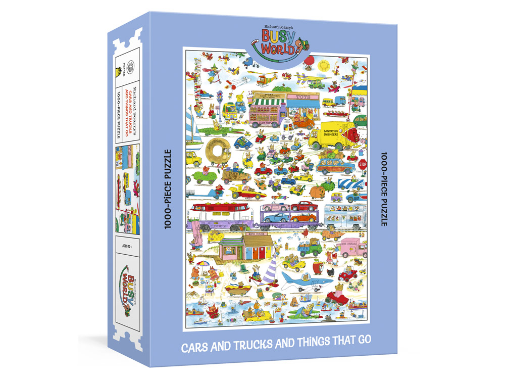 Richard Scarry's Cars and Trucks and Things That Go: 1000-Piece Puzzle Gallery Image 1
