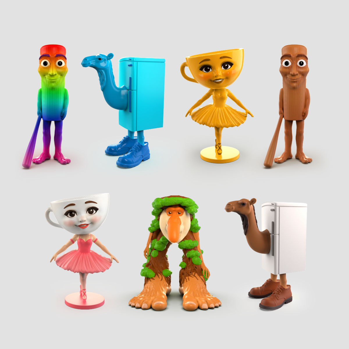 Brainrot Factory PVC Mini Series Box of 8 Random Figures